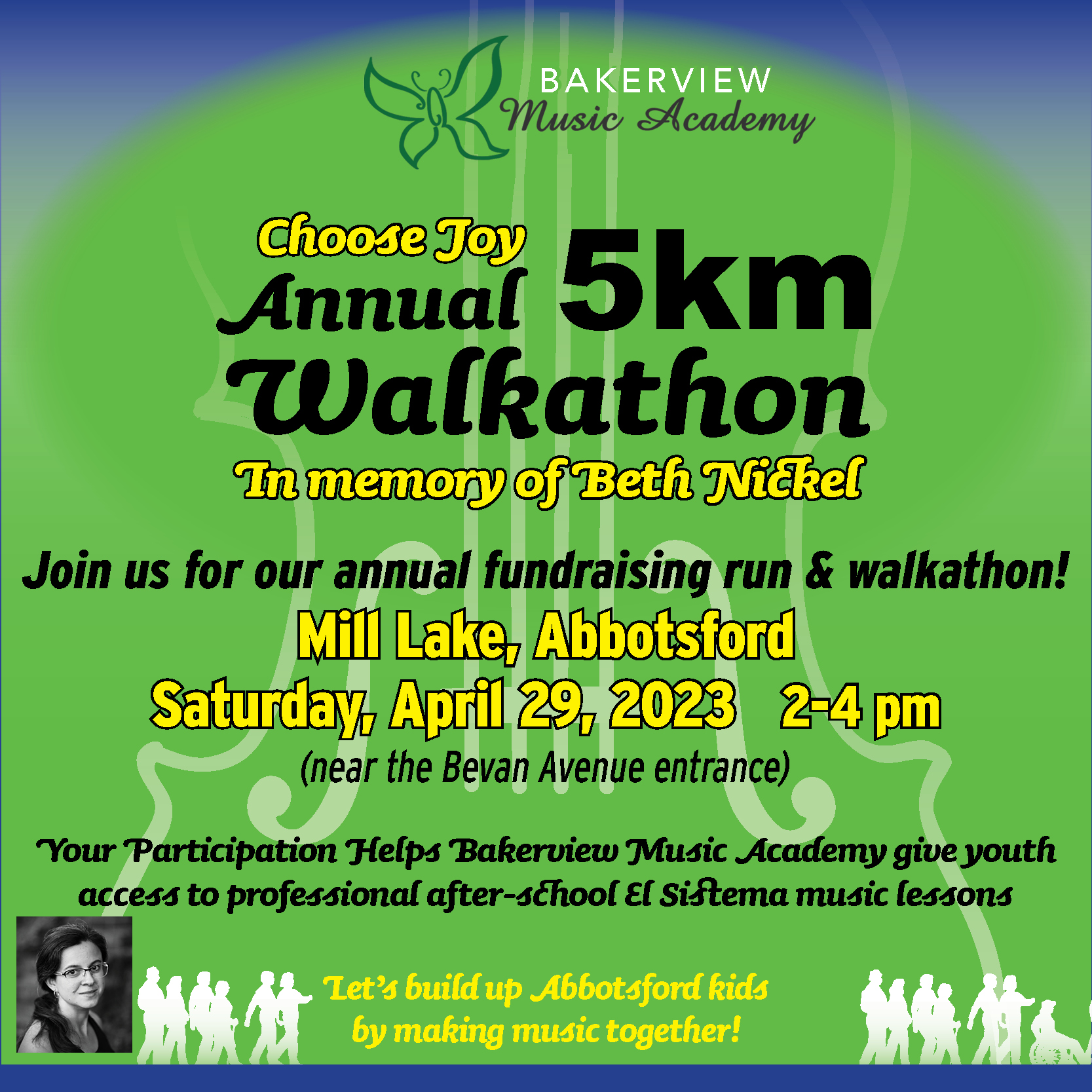 You’re invited to join or support our annual Choose Joy Walkathon on April 29th 